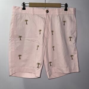 Vintage 1946 Palm Tree Embroidered Shorts Pink Men’s Size 36